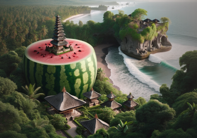 Pohodový meloun na Bali